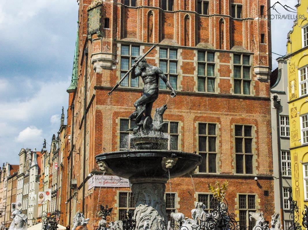 Der Neptunbrunnen in Danzig