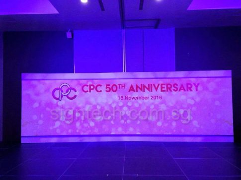 24 x 8ft CP 50th Anniversary Stage Backdrop (2)