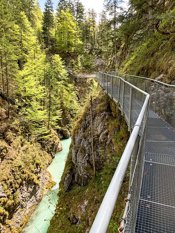 Steg in der Leutaschklamm