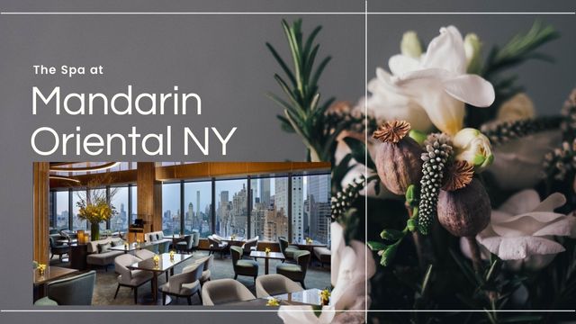THE SPA AT MANDARIN ORIENTAL: YOUR SKY-HIGH SANCTUARY IN NYC 7 dining experience at mandarin oriental