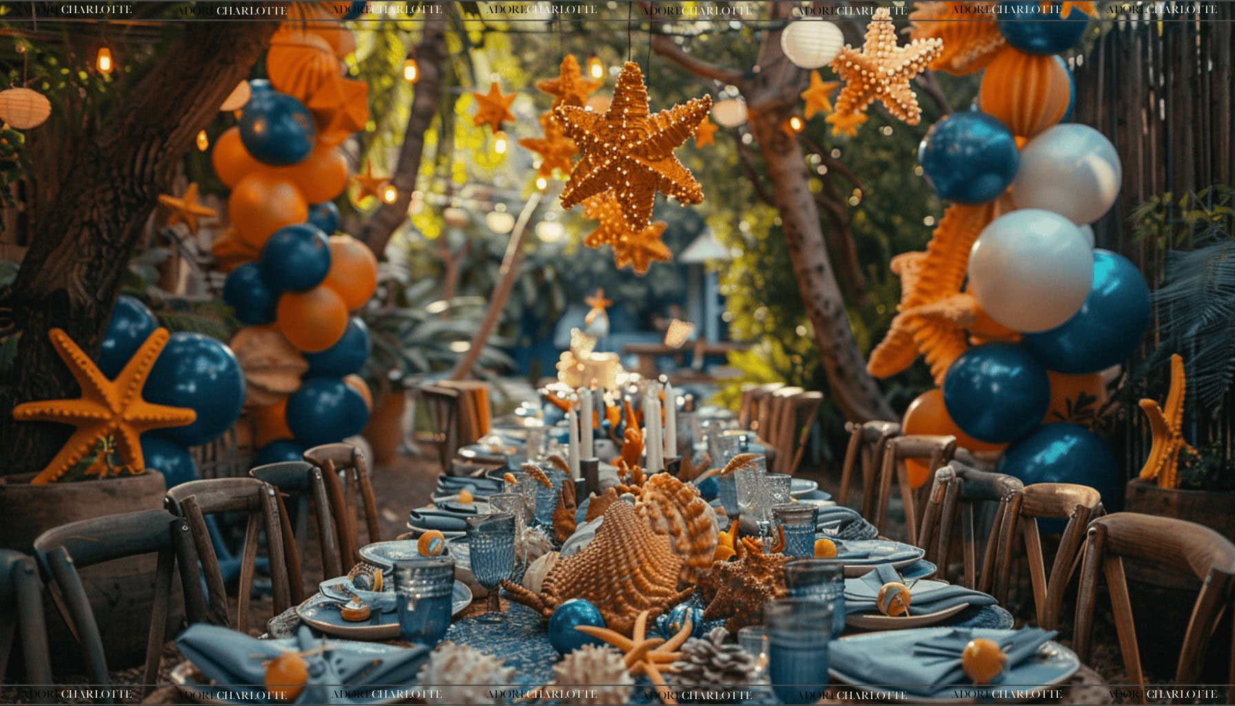 Under the Sea Adventure Boy First Birthday Theme Party Outdoor decorations