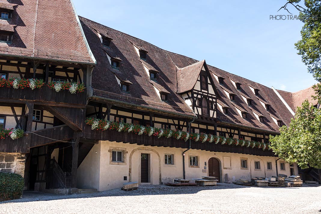 Ein historisches Gebäude der Alten Hofhaltung in Bamberg
