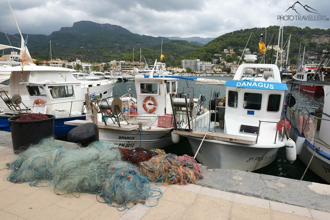 Fischerboote im Hafen von Port de Sóller