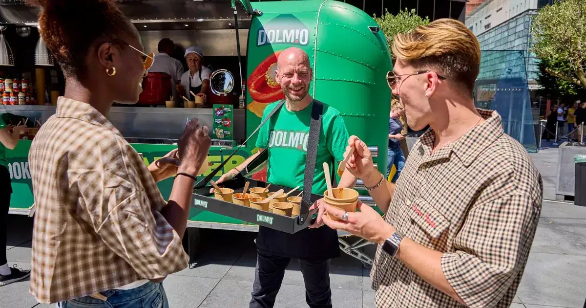 Samples from the Dolmio branded airstream Samples from the Dolmio branded airstream