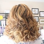Client getting hair colored at Niagara Falls hair salon LJ Hair Design
