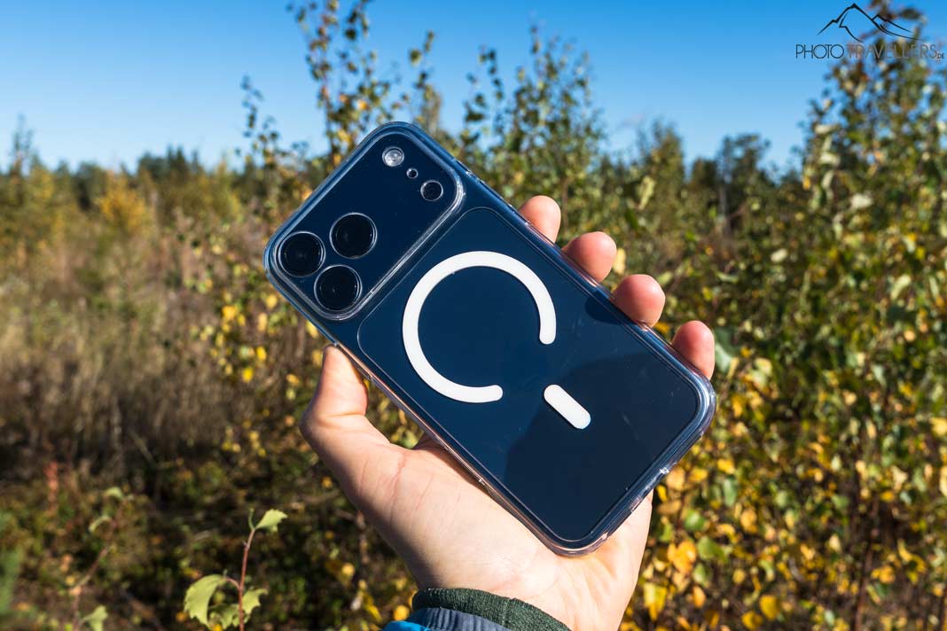 Das iPhone 17 Pro Max in blau