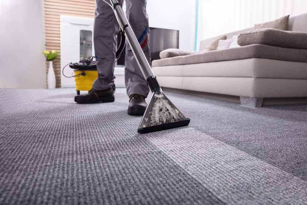 Carpet steam cleaning