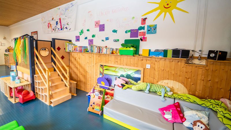 Dieses Bild zeigt einen Raum des Kindergartens