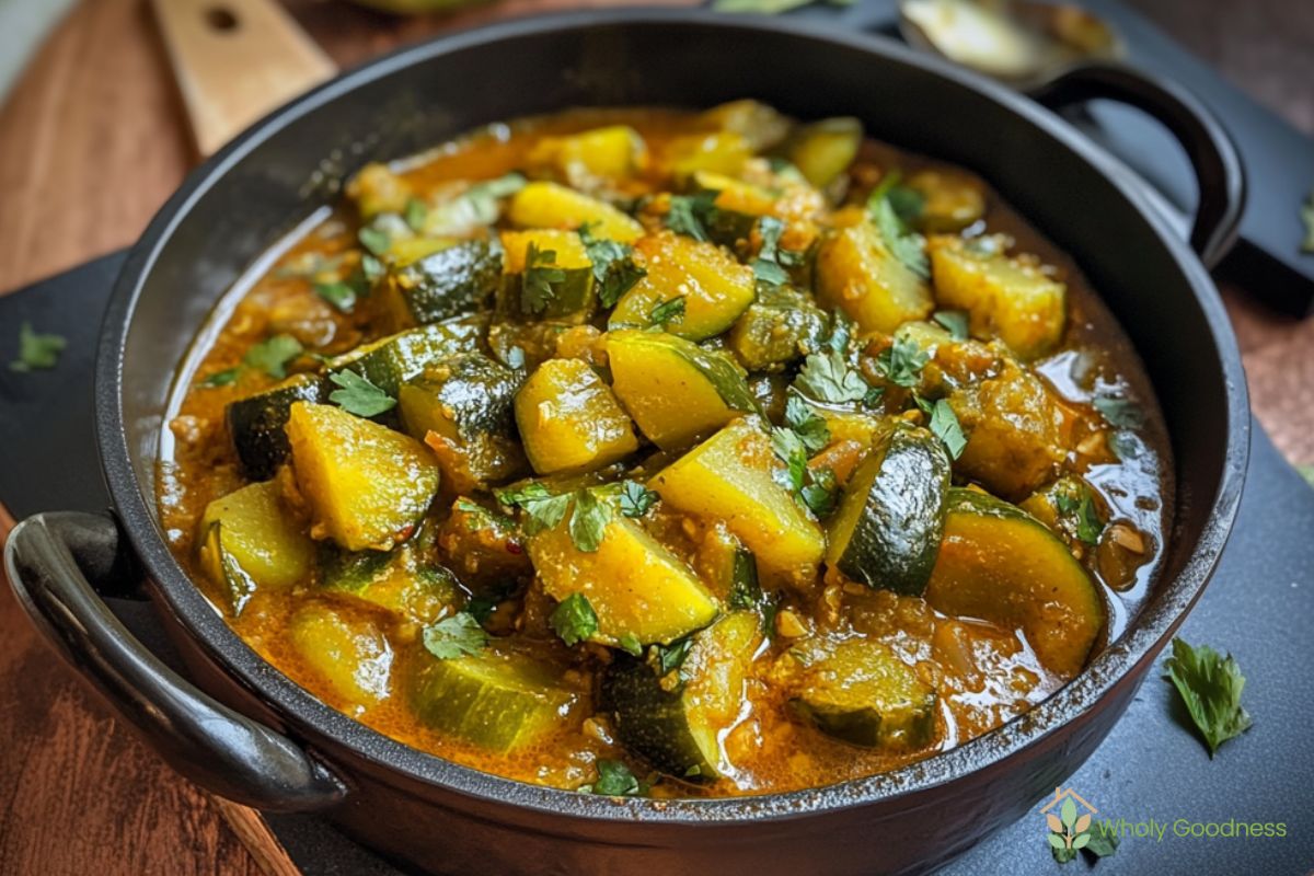 Lauki Ki Sabzi Recipe (Bottle Gourd Curry) - Wholy Goodness