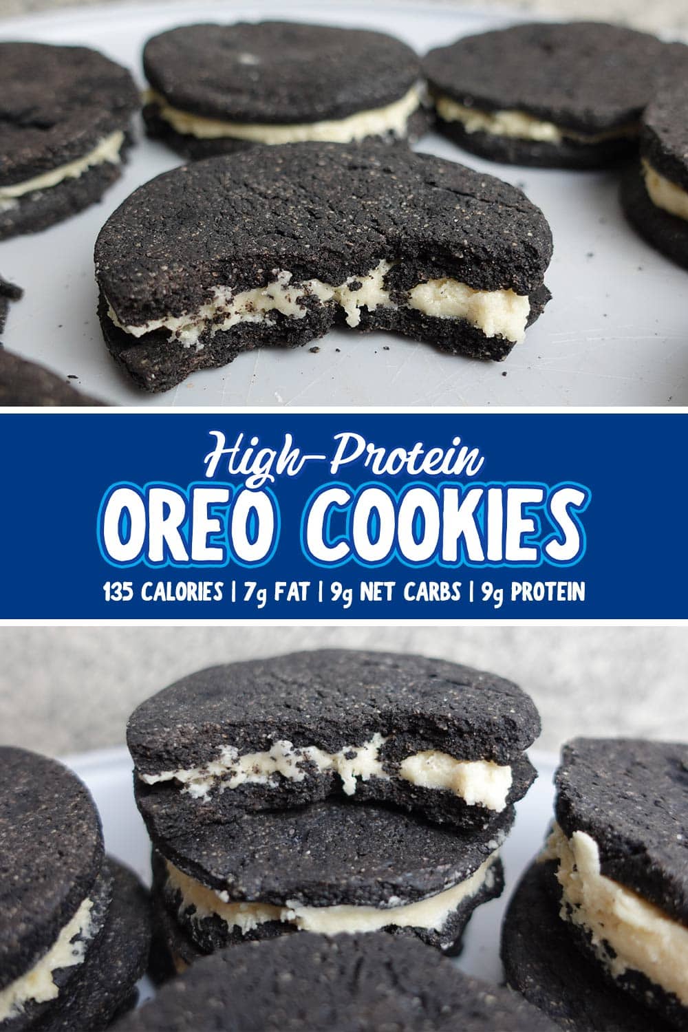 Healthy High-Protein Oreo Cookies
