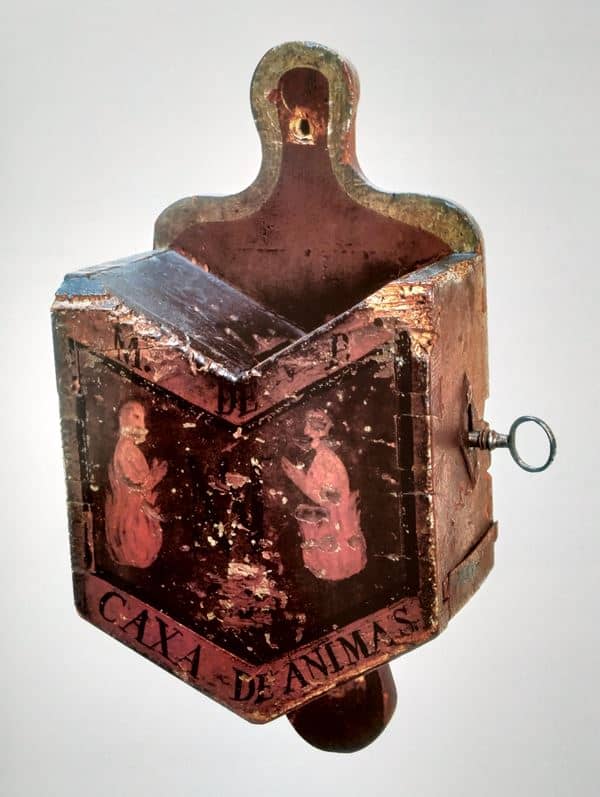 Caja de Ánimas para la recogida de limosnas con destino al Monte de Piedad de Madrid