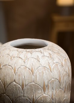 Stampo per vaso da fiori in stile astratto, con volto umano sfaccettato