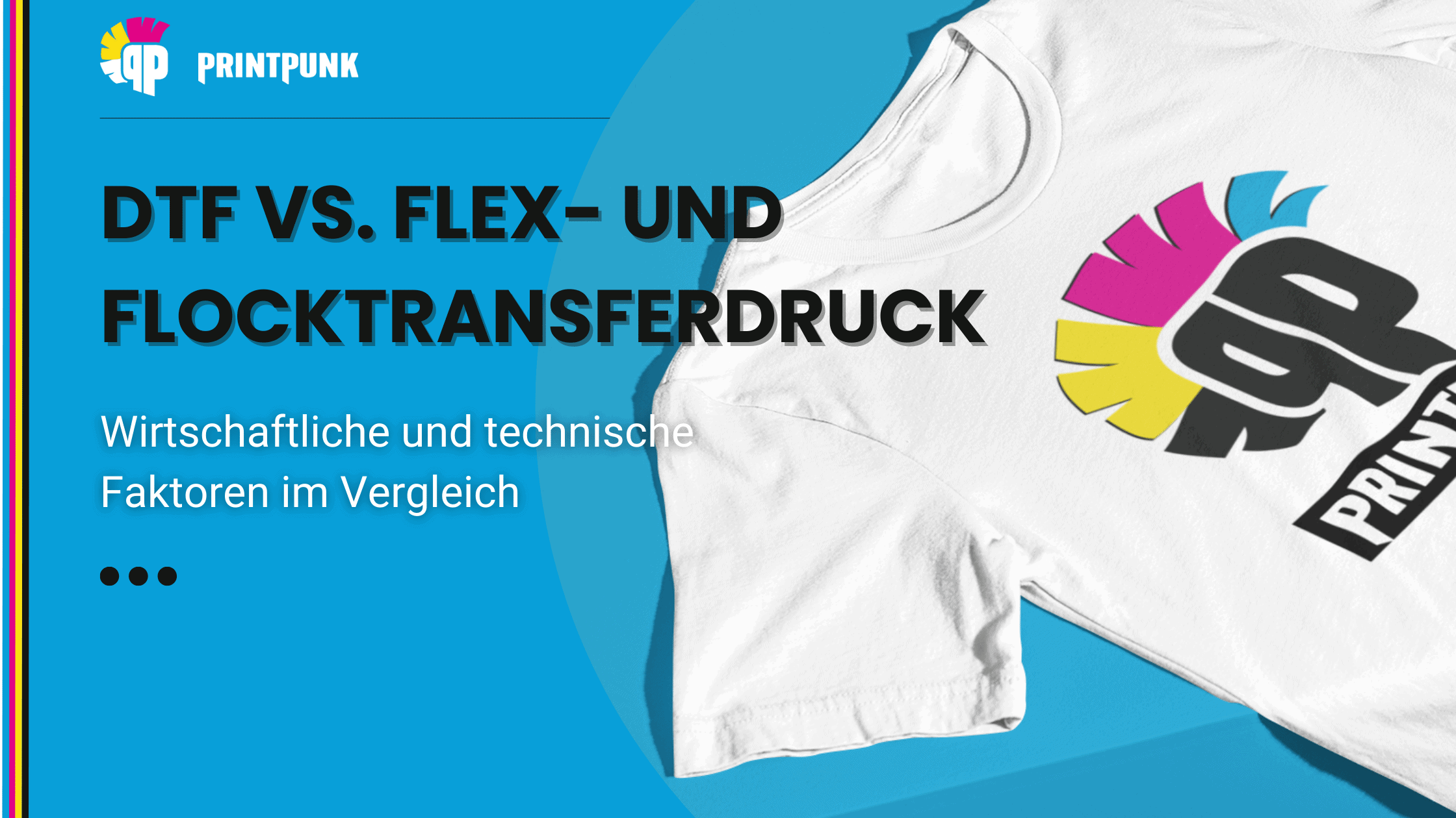 DTF vs. Flex- und Flocktransferdruck