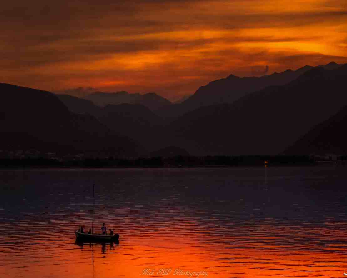 Fiery Sunset