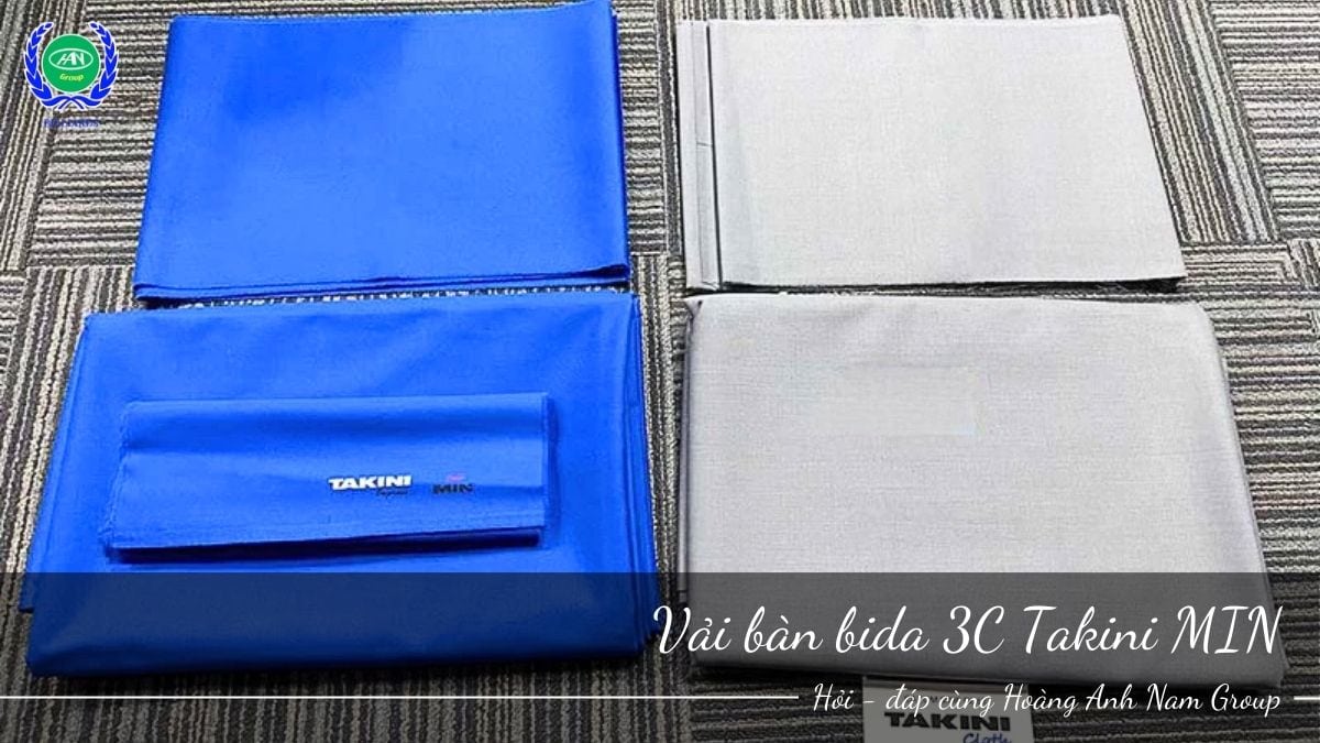 Vải Bàn Bida 3C Takini MIN - Chuyên Dụng Thi Đấu | Bida Hoàng Anh Nam Group