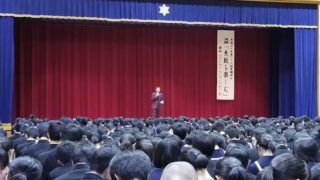 学校公演 芸術鑑賞会 出張マジック「コンプレッサー」 3 中学校公演