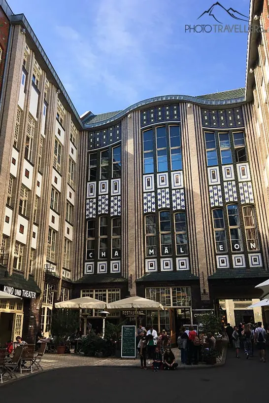 Ein Innenhof in den Hackeschen Höfen in Berlin