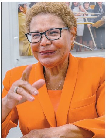 Karen Bass Los Angeles Mayor Reelction bid