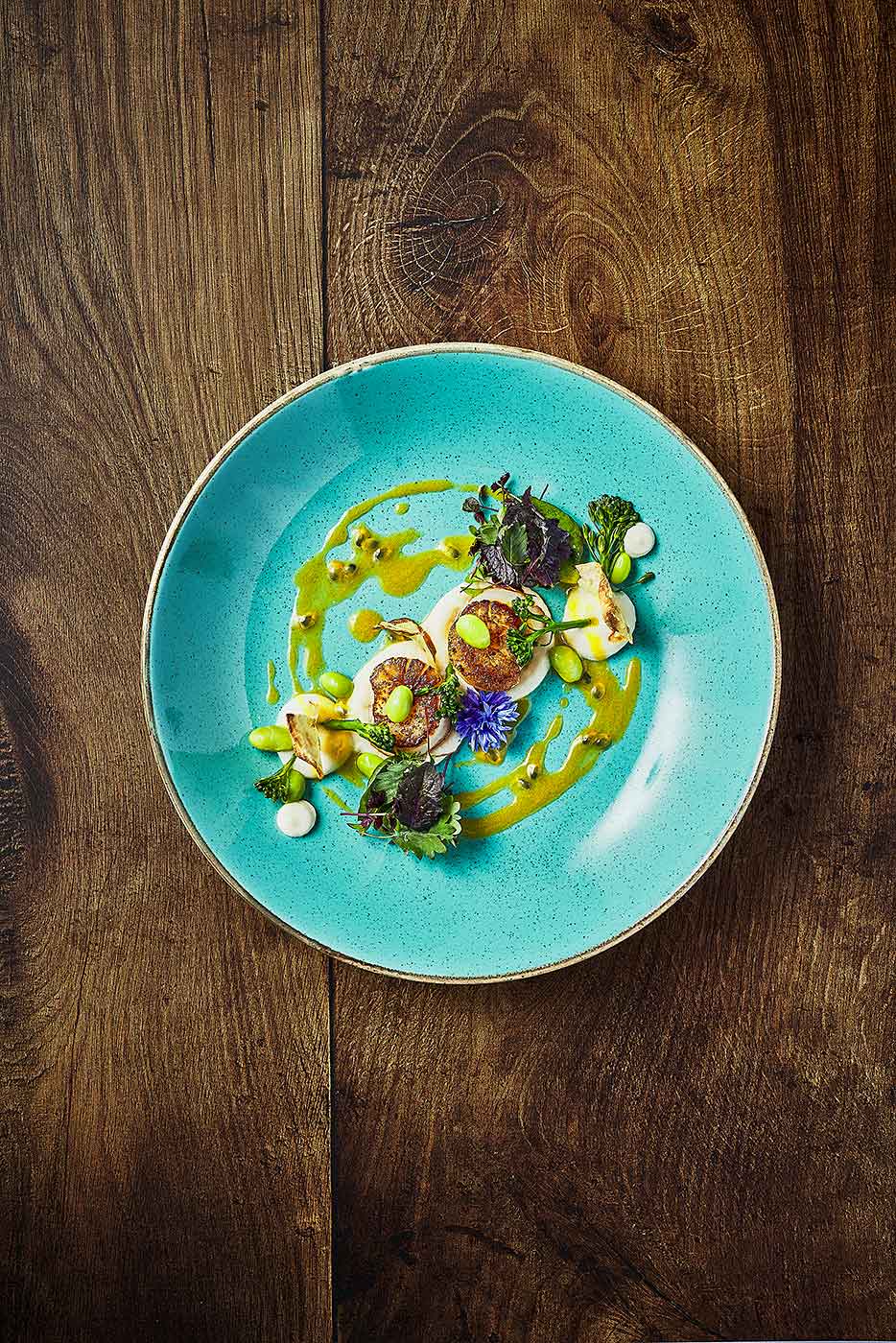 Gericht von Jacobs Muscheln