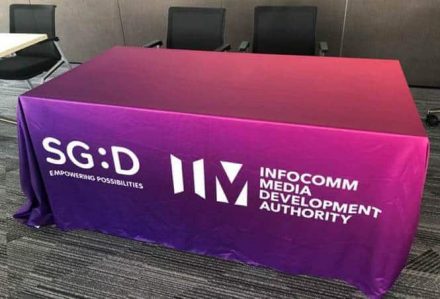 Custom table cloth printing