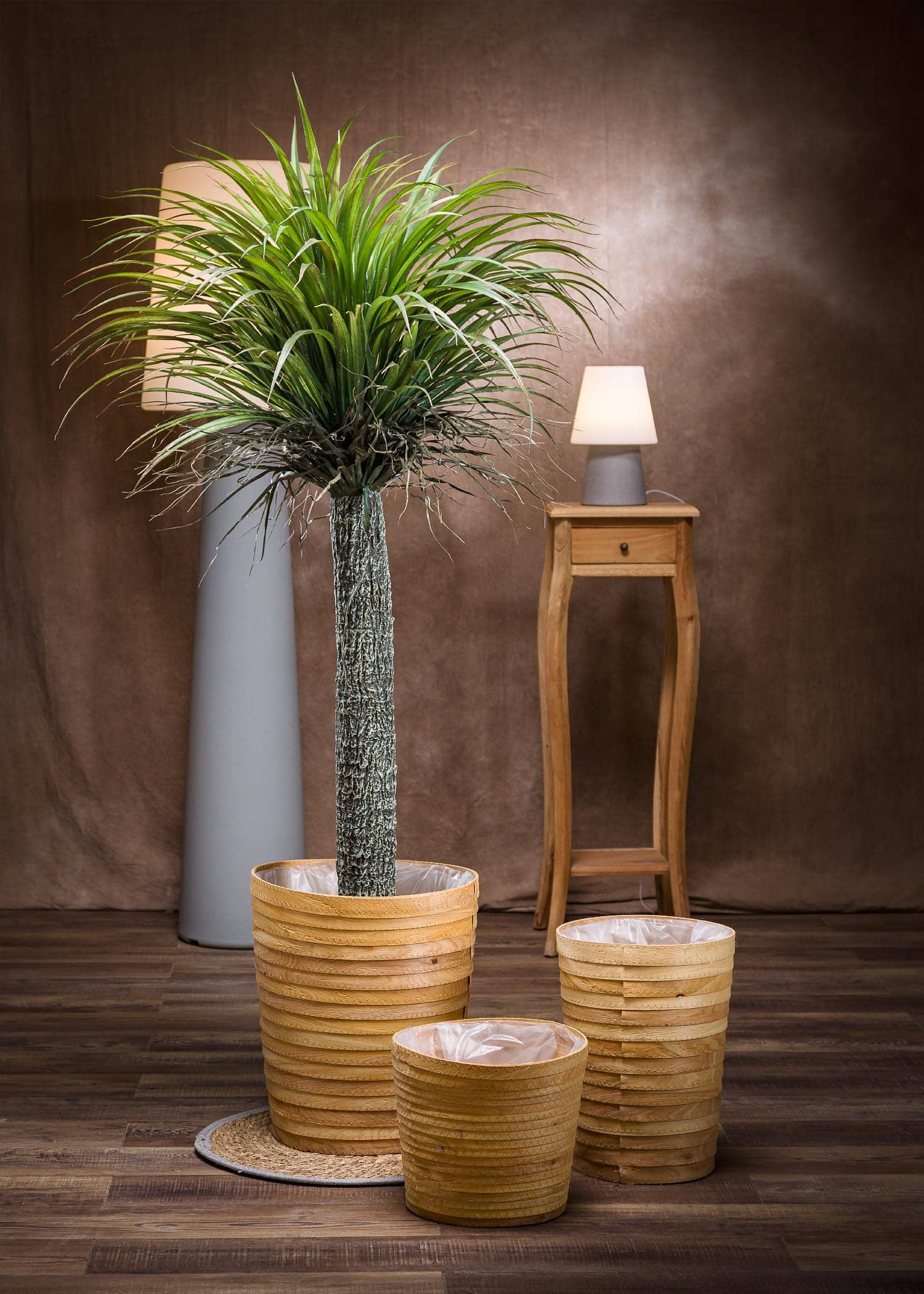 Piantine Grasse Artificiali 2 Modelli assortiti con vasetto in ceramica
