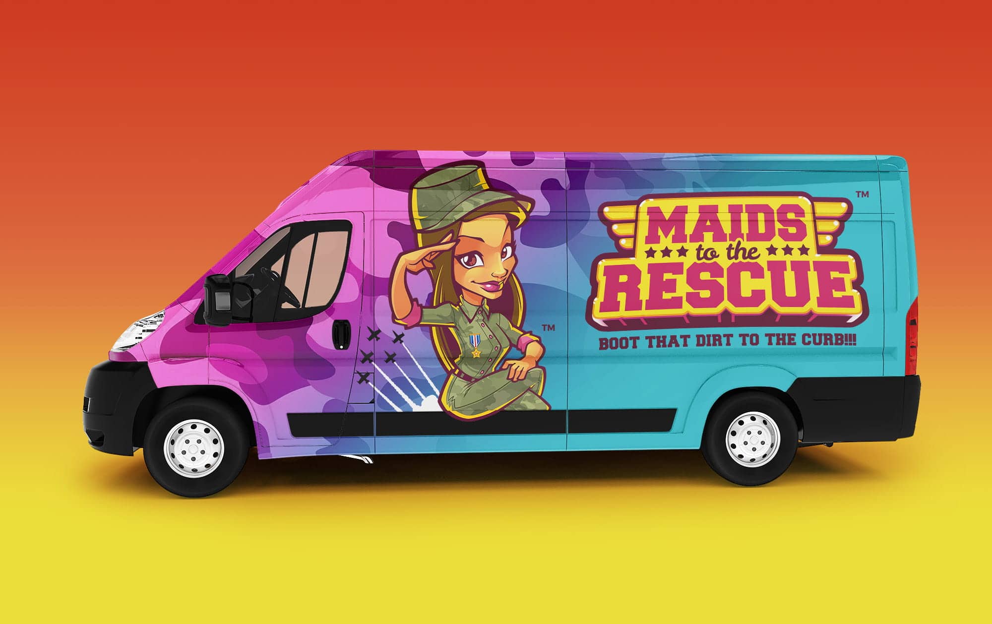 Furgoneta Maids to the rescue Furgoneta Maids to the rescue