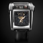 A close up of a watch