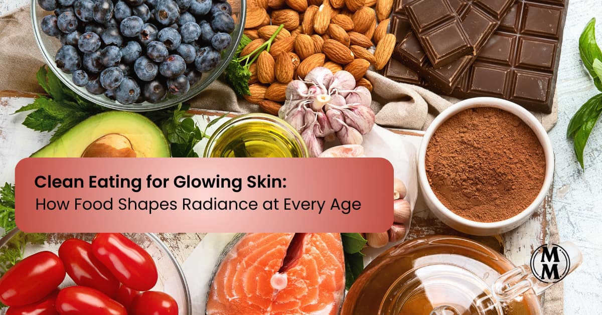 clean-eating-for-glowing-skin Foods that support clean eating for glowing skin