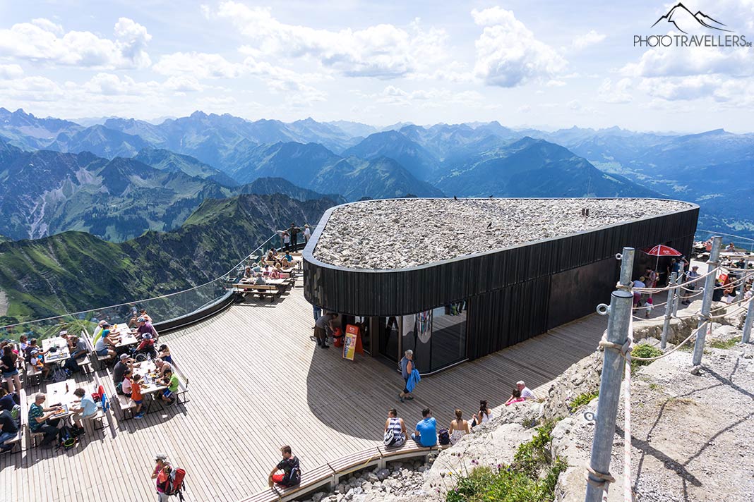 Die Bergstation auf dem Nebelhorn