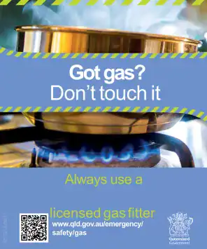 If you've got a gas leak in your caravan, call your nearest licenced gas fitter.