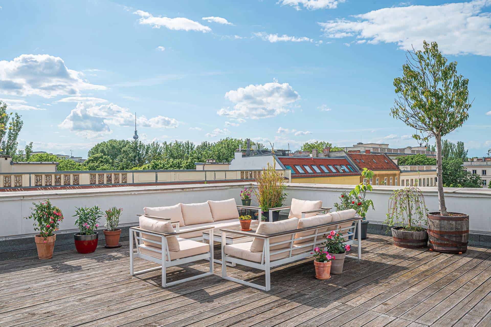 Dachterrasse mit tollem Ausblick 