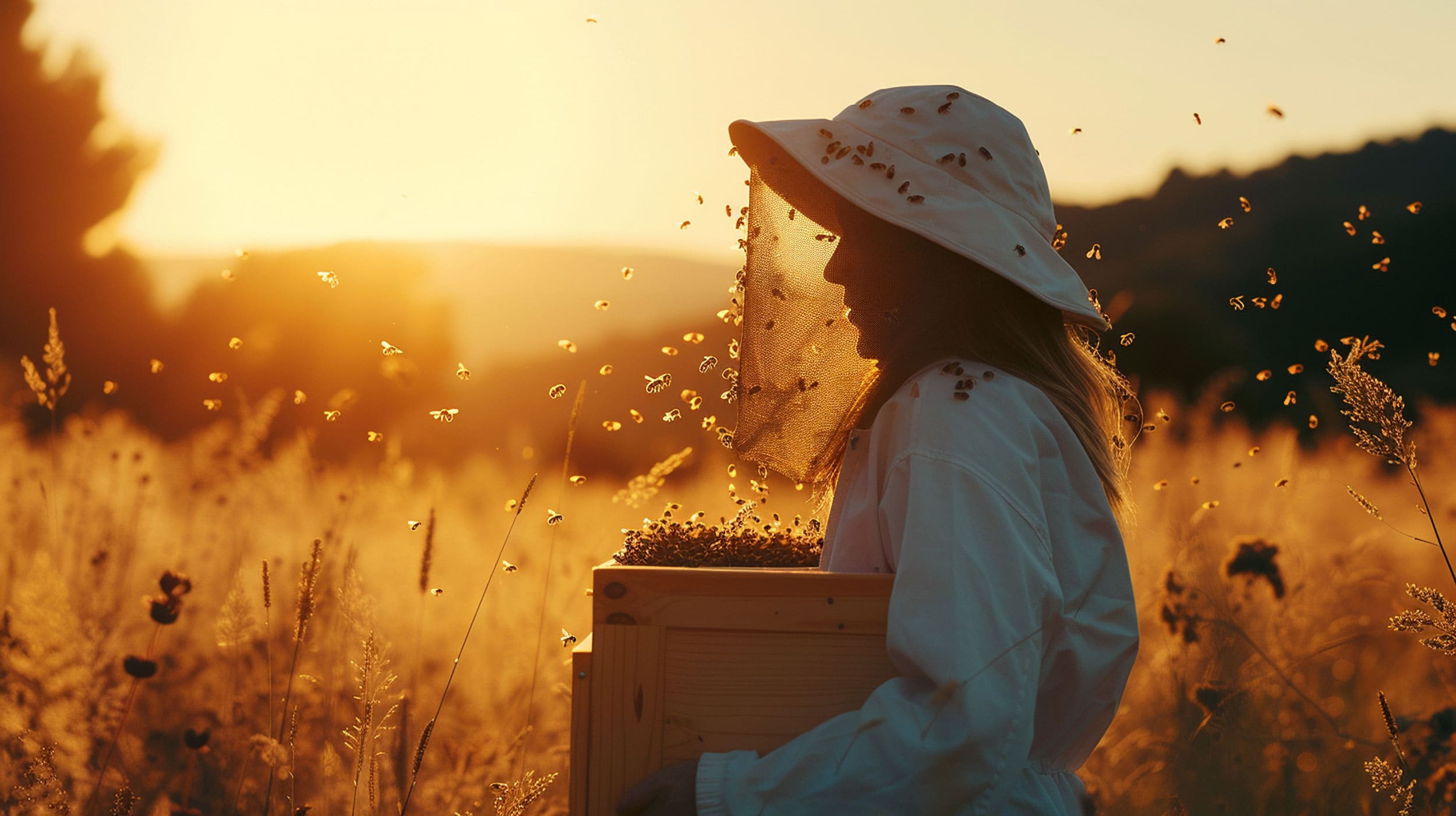 Ernte von Manuka Honig in Neuseeland Ernte von Manuka Honig in Neuseeland