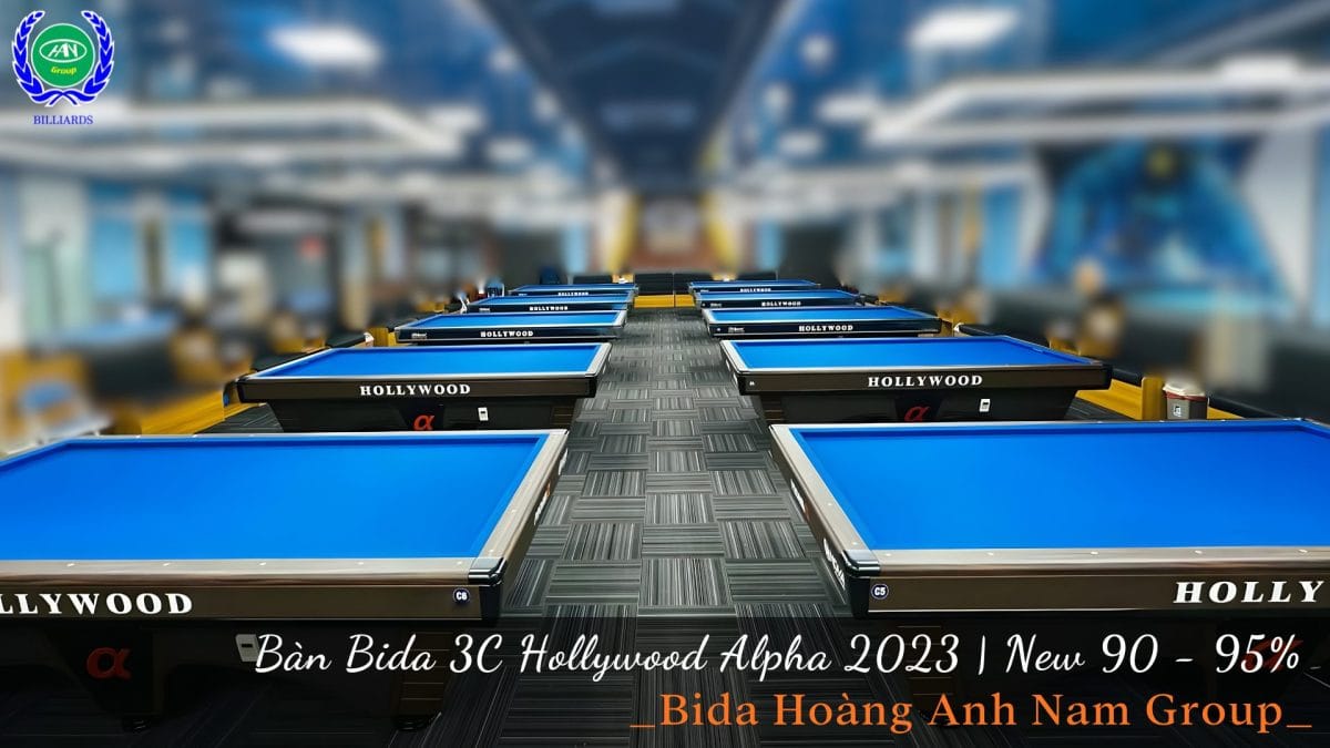 Bàn Bida 3C Hollywood Alpha 2023 - New 90 - 95% | Bida Hoàng Anh Nam Group
