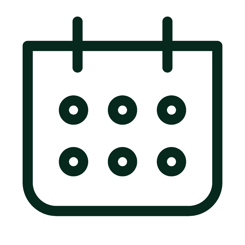 Book your stay icon for mountain fork vacations.