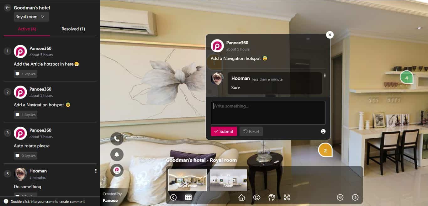How to Create a Team-working Virtual Tour with Panoee’s Collaboration Mode 8 image 57
