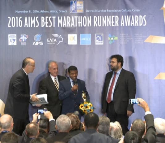 Best Marathon Runner of the Year Awards for 2016: Video