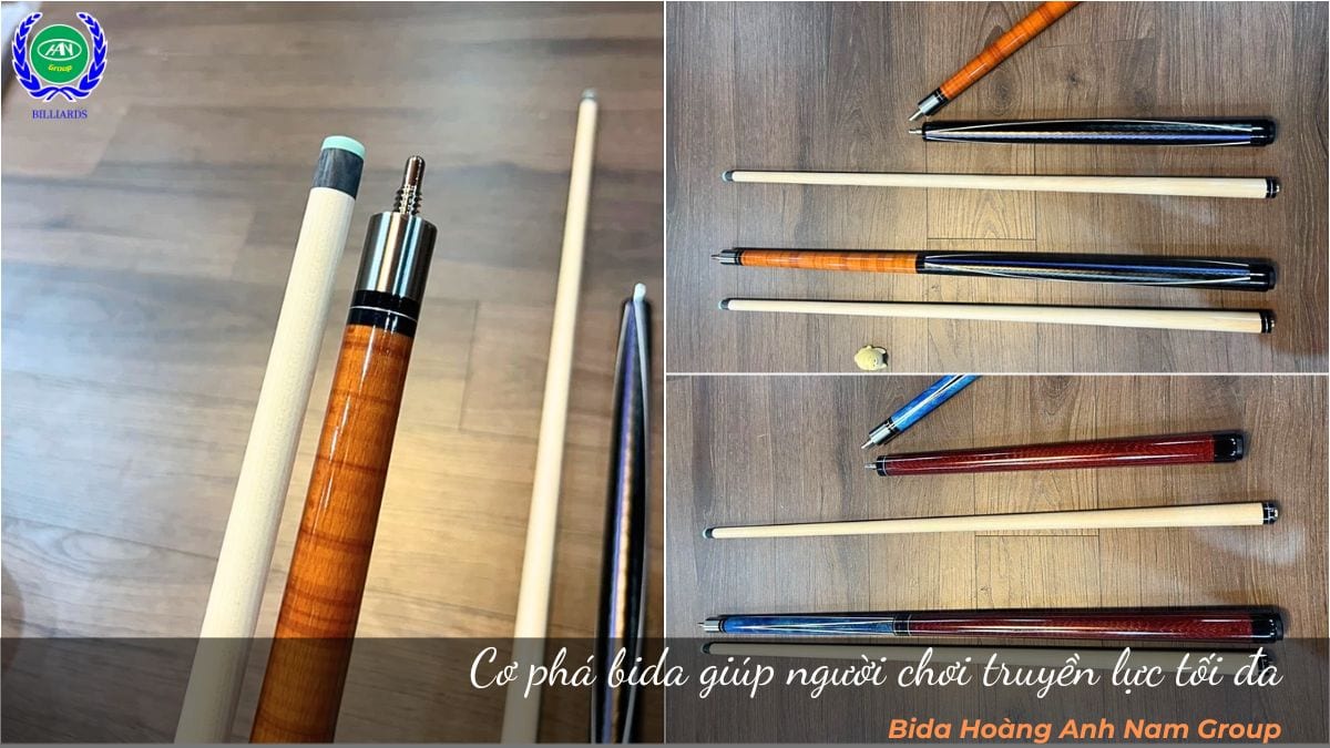Cơ phá bida giúp người chơi truyền lực tối đa