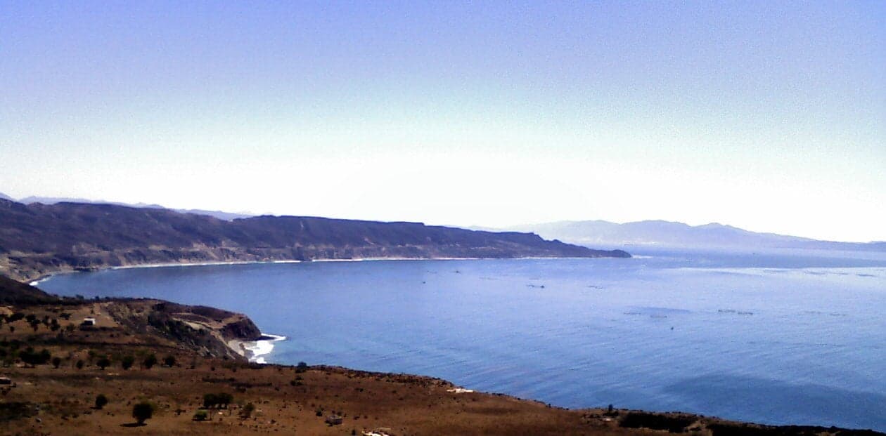 Ensenada Bay on the Pacific coast of Baja California, Mexico