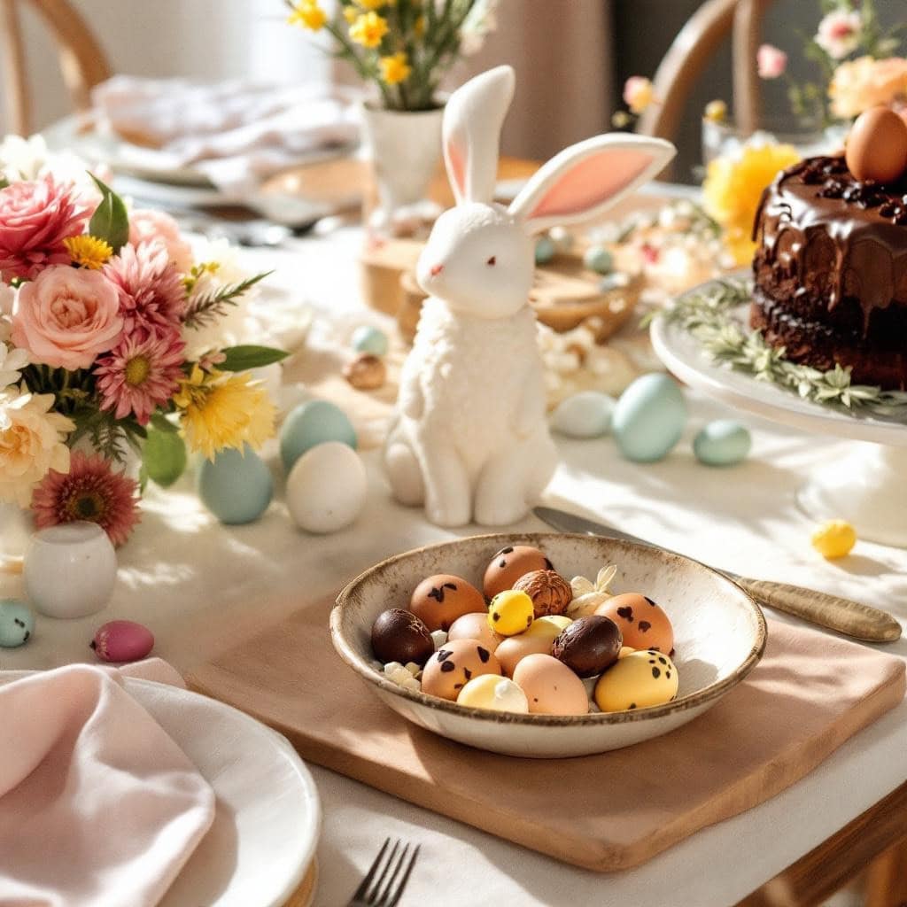 🐣Rituel Chocolaté – Coffret Pâques Ladha Deux thés gourmands au cacao & un savon nourrissant karité-coco-cacao.