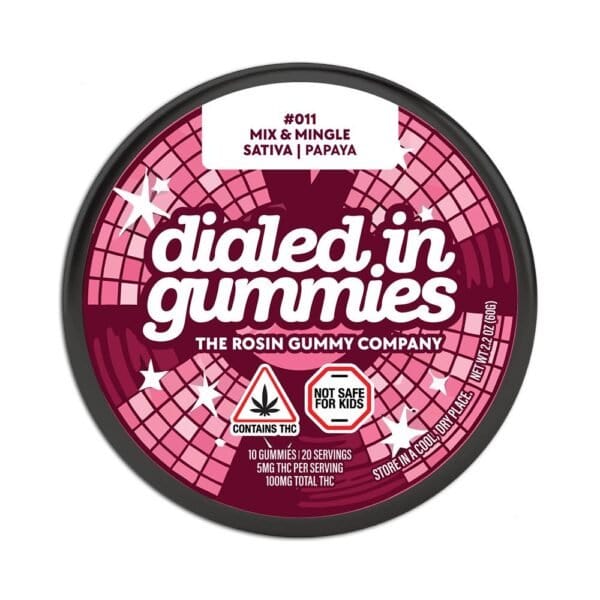 dialed in rosin gummies audiokush