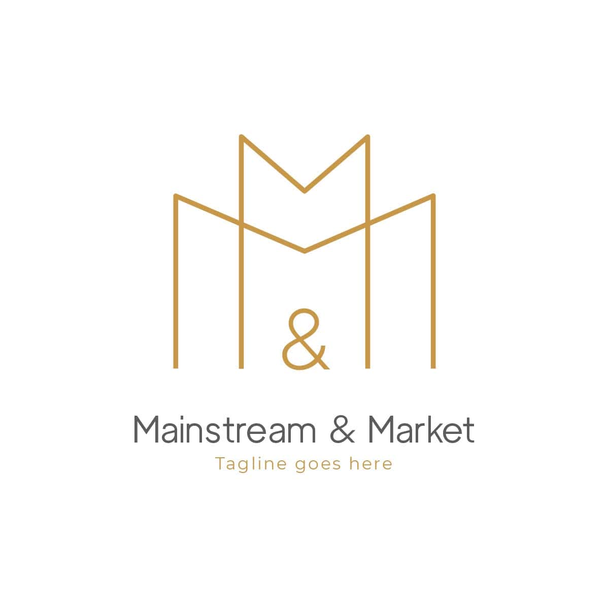 Geometric Monogram Logo
