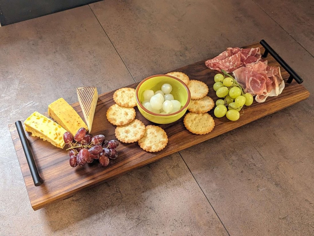 Large Black Walnut Charcuterie Board