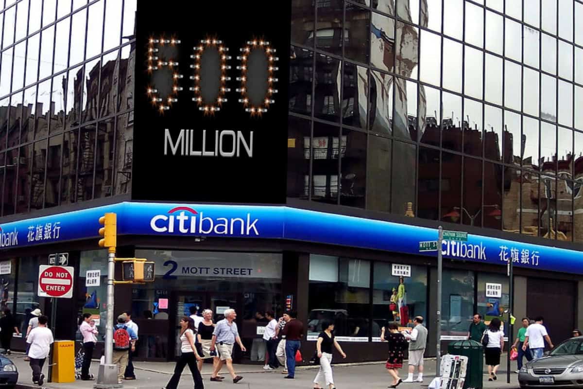 citibank mistake
