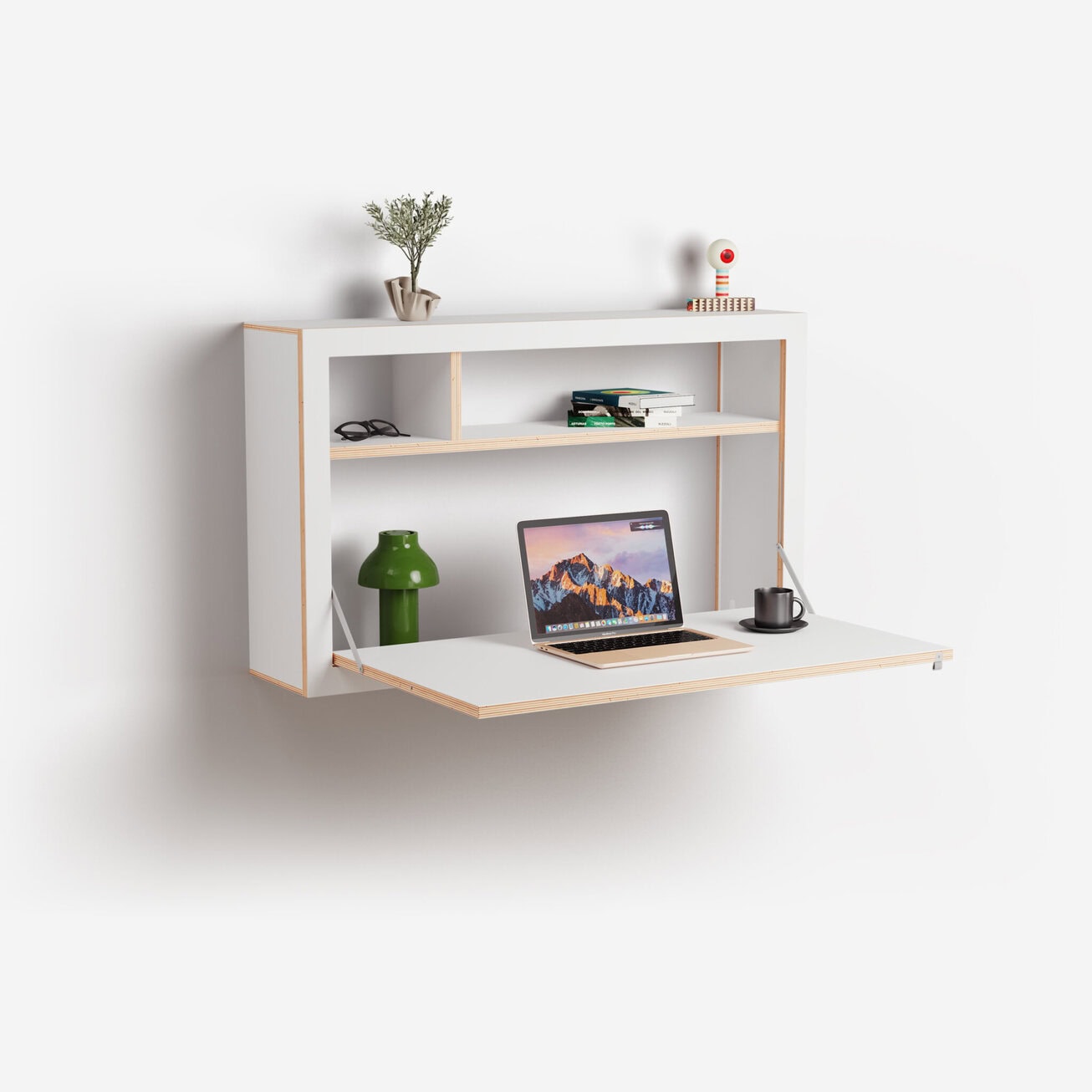 Fläpps Box Sekretär-in 100x60x20 | Großer Wandsekretär mit Stauraum