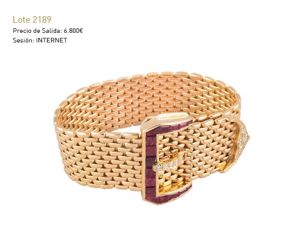 elMONTE - Fundación Montemadrid - Subasta marzo 2025 - Pulsera