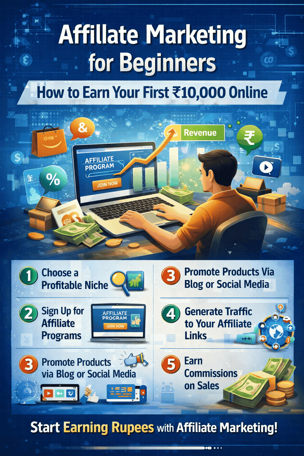 How to Earn Your First ₹10,000 Online