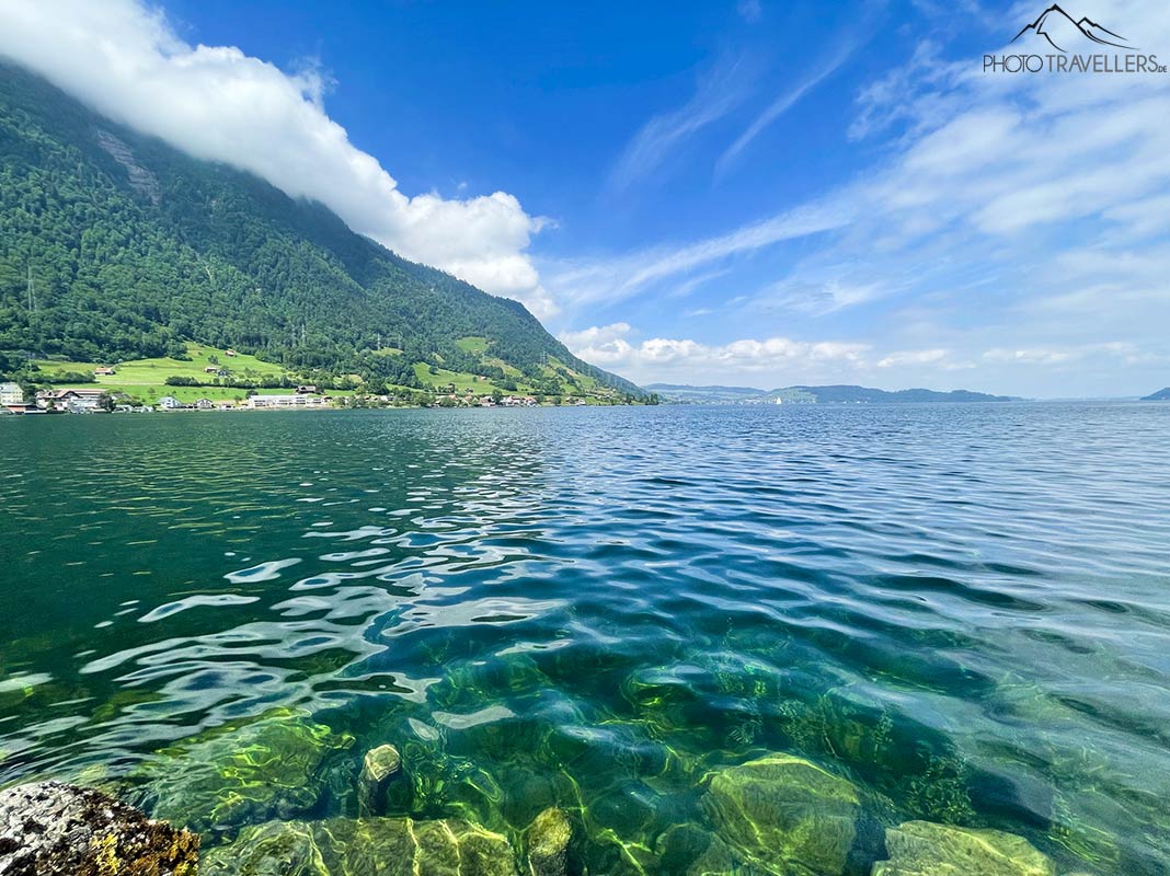 Blick auf den Zugersee vom Arth Ufer aus