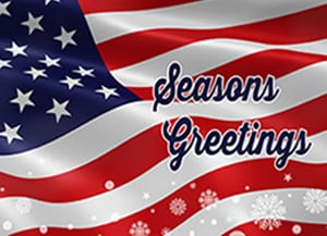 Seasons Greetings Flag