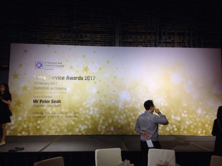 24 x 10ft KK Women stage backdrop