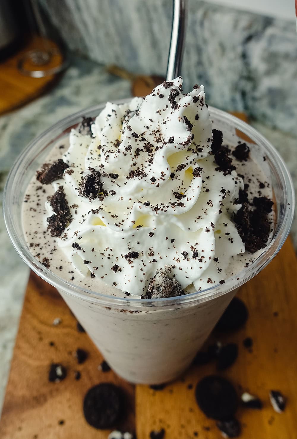 Cookies and cream milkshake